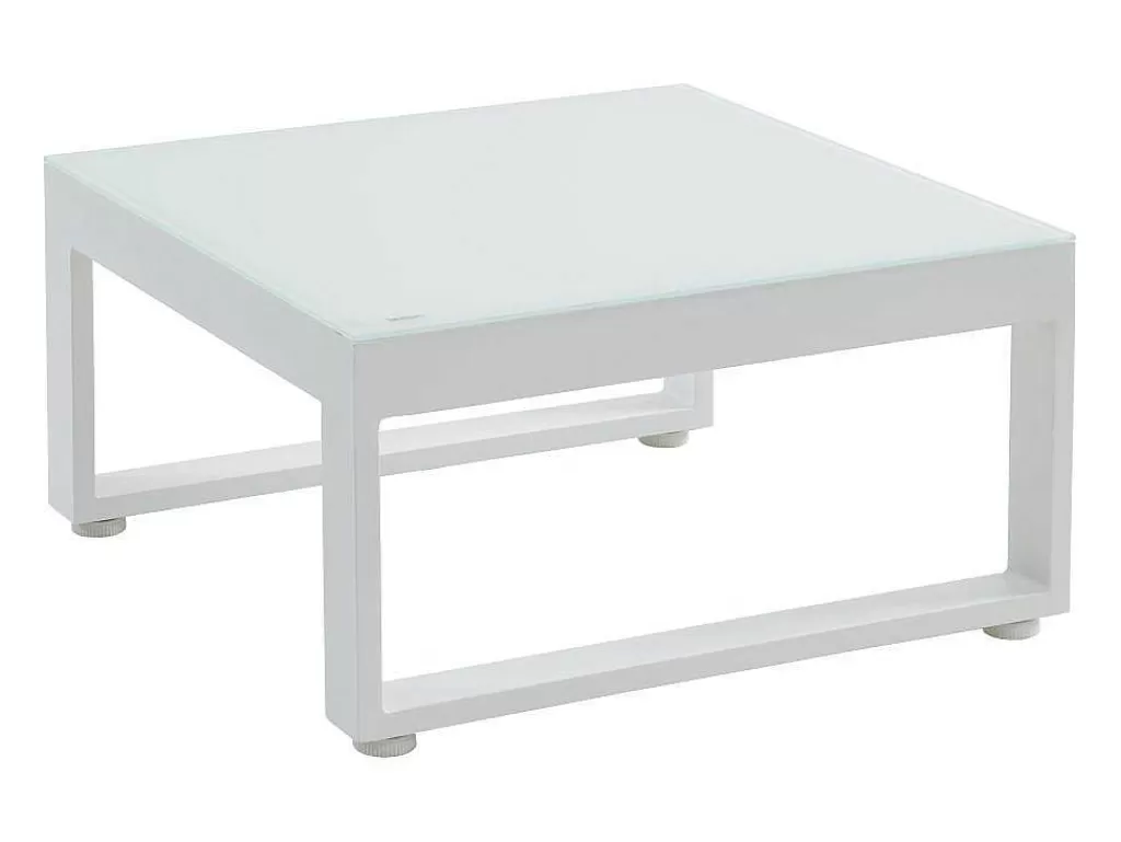 Conjunto Relax De Jardim*MYLIA Conjunto De Jardim Em Aluminio: Mesa De Centro E Sofá De Canto Levadico, 6 Lugares Cinzento - Palaos Ii