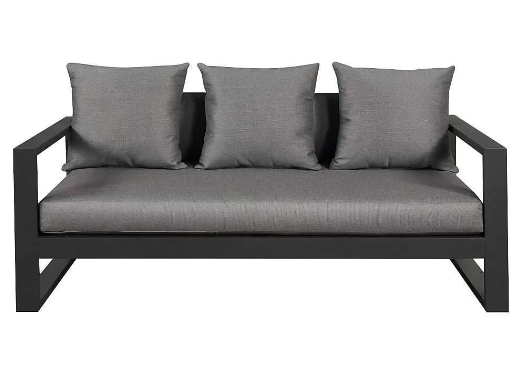 Conjunto Relax De Jardim*MYLIA Conjunto De Jardim Em Aluminio: Um Sofá De 3 Lugares, 2 Cadeiroes E Uma Mesa De Centro - Molokai