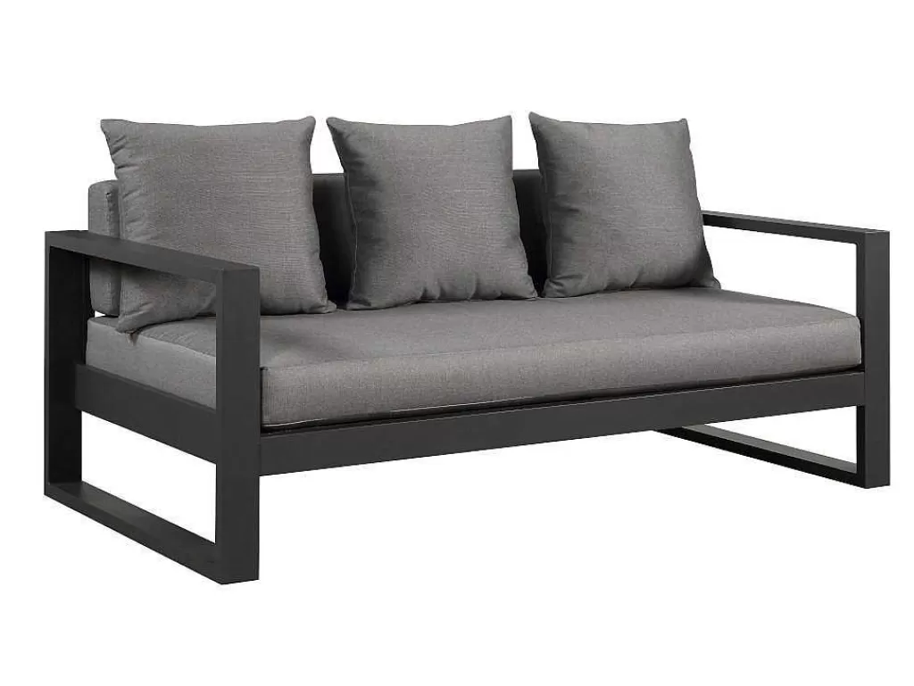 Conjunto Relax De Jardim*MYLIA Conjunto De Jardim Em Aluminio: Um Sofá De 3 Lugares, 2 Cadeiroes E Uma Mesa De Centro - Molokai