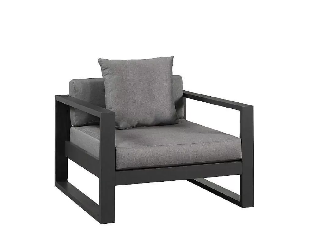 Conjunto Relax De Jardim*MYLIA Conjunto De Jardim Em Aluminio: Um Sofá De 3 Lugares, 2 Cadeiroes E Uma Mesa De Centro - Molokai