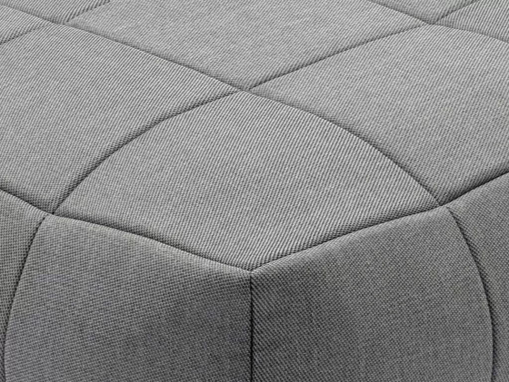 Conjunto Relax De Jardim*MYLIA Conjunto De Lazer De Jardim Modular 5 Lugares Em Tecido, 3 Cadeiroes, 1 Sofá De Canto, 1 Pufe E Uma Mesa De Centro Antracite - Livai De