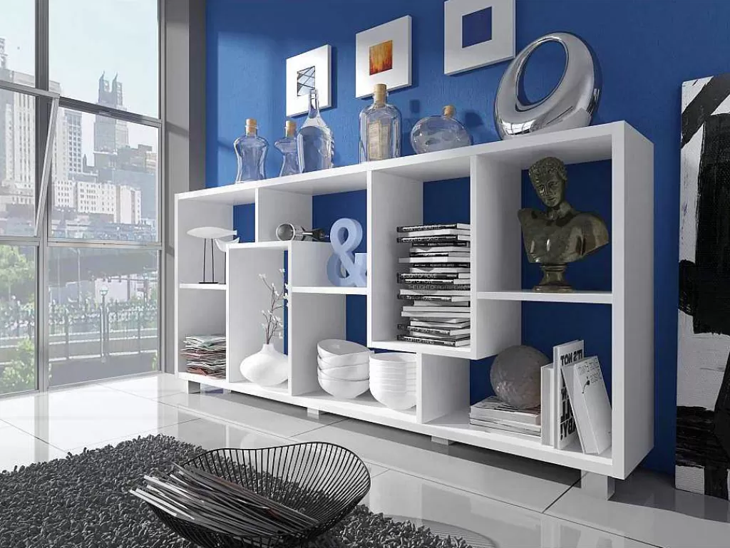 Sapateira*Skraut Home Conjunto De Sapateira Estrutura Carvalho, Gavetas E Portas Branco E Prateleiras Branca Mate