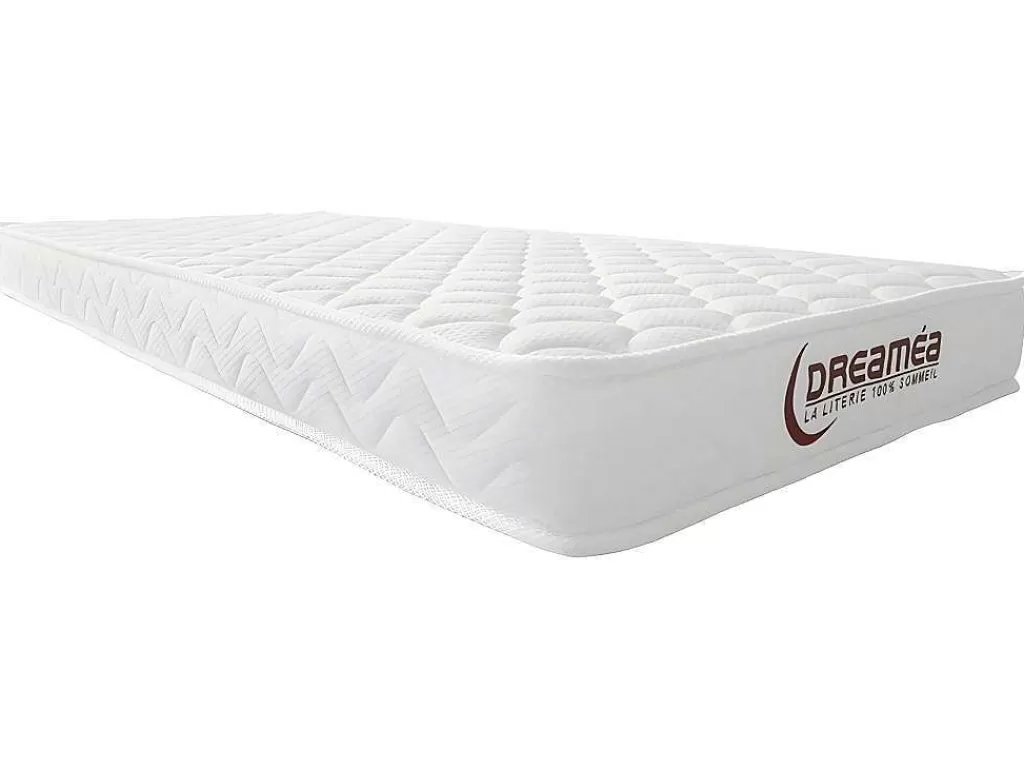 Conjunto Colchão E Sommier*DREAMEA Conjunto Estrado De Ripas + Colchão De Espuma Acolhimento Memória De Forma Com 15 Cm De EsPéssura De 90 X 190 Cm - Pelops Da