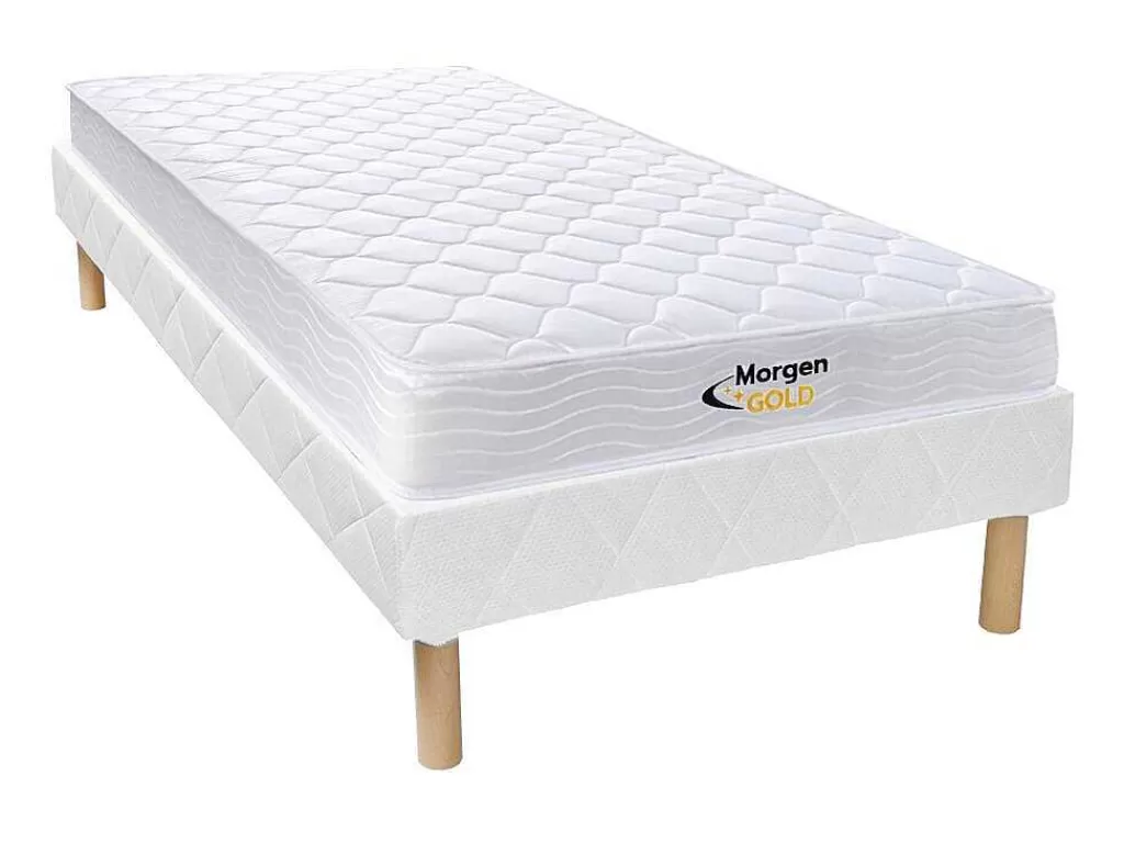 Conjunto Colchão E Sommier*Morgengold Conjunto Sommier + Colchão De Molas 90X200 Cm - Wolkenlos Da