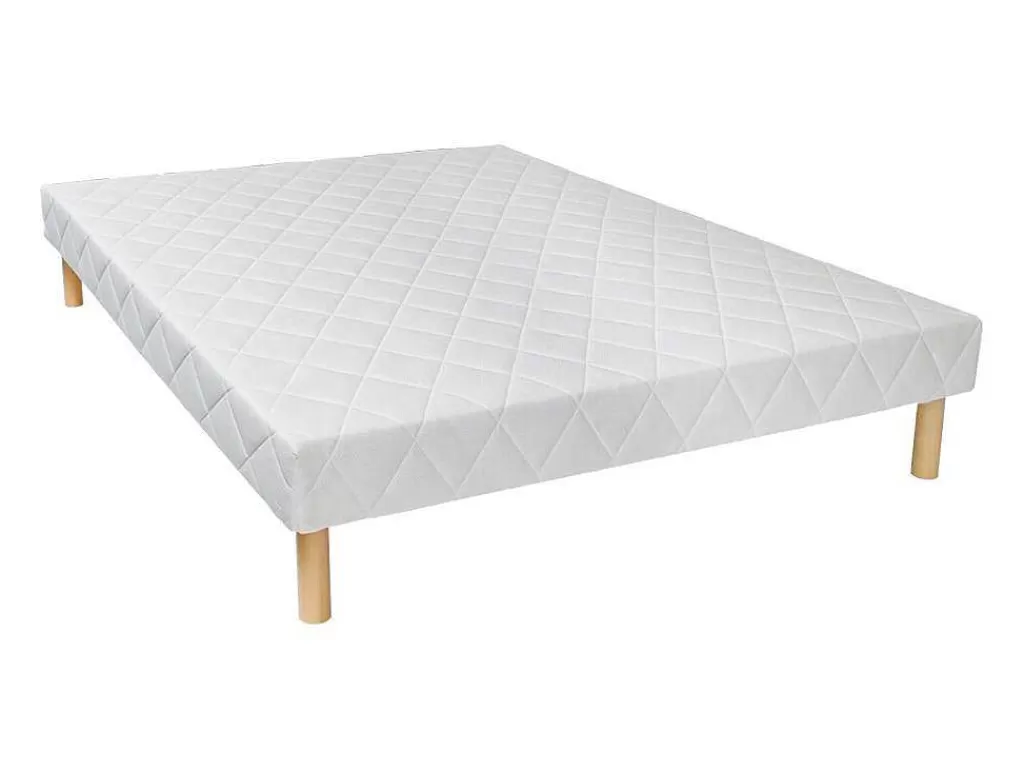Conjunto Colchão E Sommier*Ysmée Conjunto Sommier + Colchão De Molas Ensacadas 5 Zonas Acolhimento Memória De Forma Esp. 23 Cm 160X200 Cm - Babylone De Ysmee
