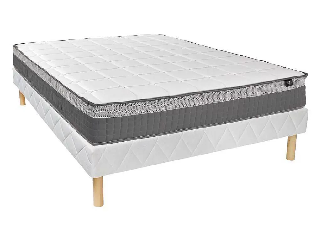 Conjunto Colchão E Sommier*Palacio Conjunto Sommier + Colchão De Molas Ensacadas 7 Zonas E Espuma Viscoelastica Esp. 29 Cm 160X200 Cm - Montaigne Ii De
