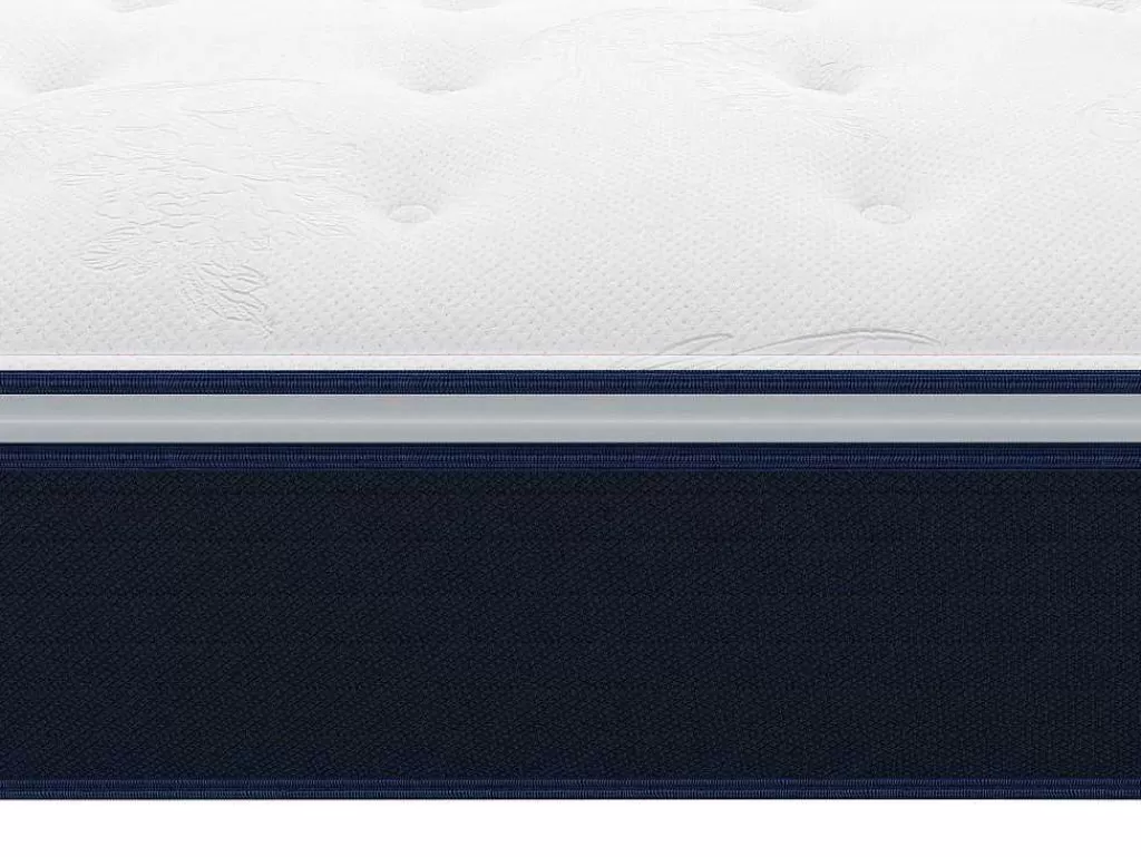 Conjunto Colchão E Sommier*Ysmée Conjunto Sommier + Colchão De Molas Ensacadas E Sobrecolchão Integrado 90X190 Cm - Altier Da Dreamea