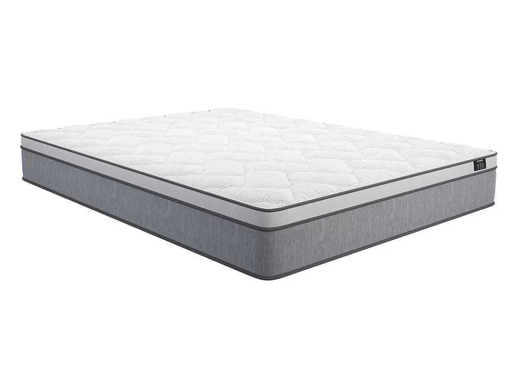 Conjunto Colchão E Sommier*Ysmée Conjunto Sommier + Colchão De Molas Ensacadas Esp. 22 Cm Serenite Da Ysmee - 140X190 Cm