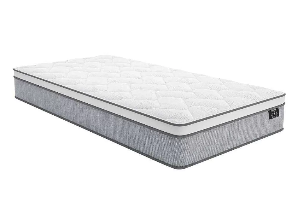 Conjunto Colchão E Sommier*Ysmée Conjunto Sommier + Colchão De Molas Ensacadas Esp. 22 Cm Serenite Da Ysmee - 90X190 Cm