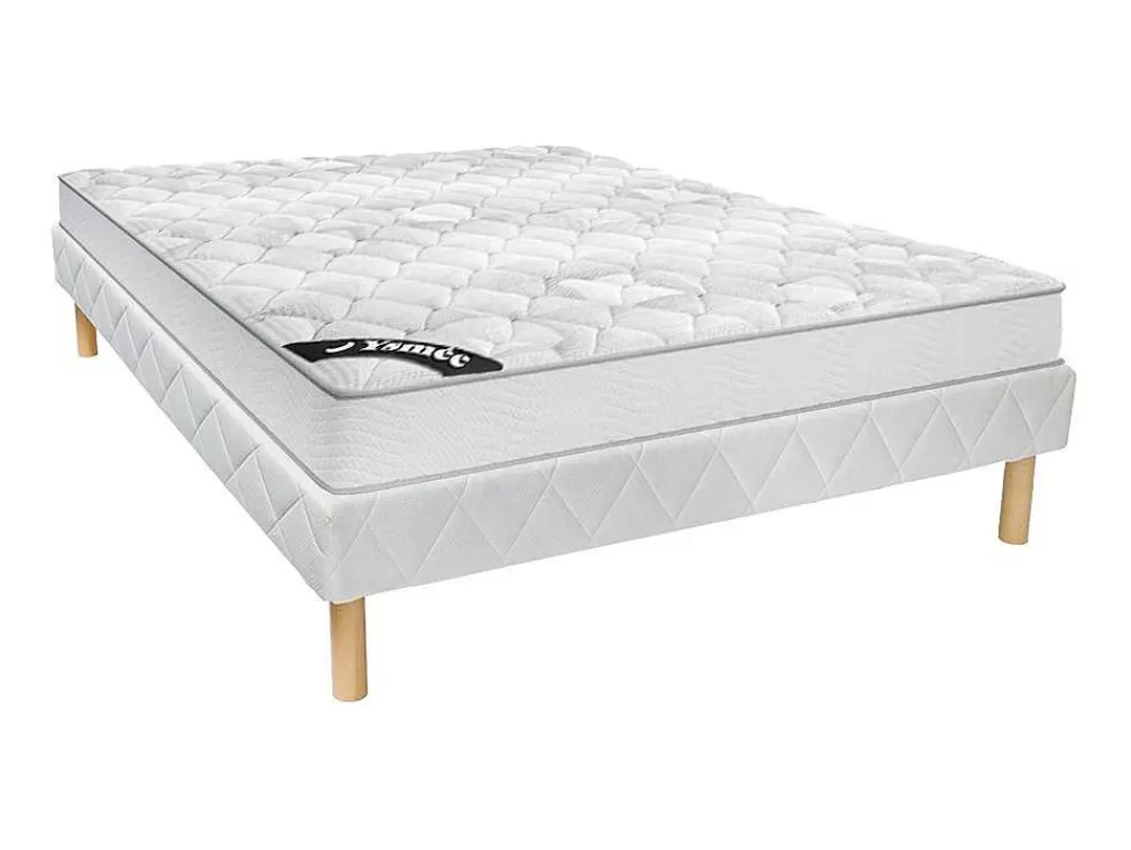 Conjunto Colchão E Sommier*Ysmée Conjunto Sommier + Colchão De Molas Ensacadas EsPéssura 20 Cm E Dimensao 160 X 200 Cm - Songe Da Ysmee
