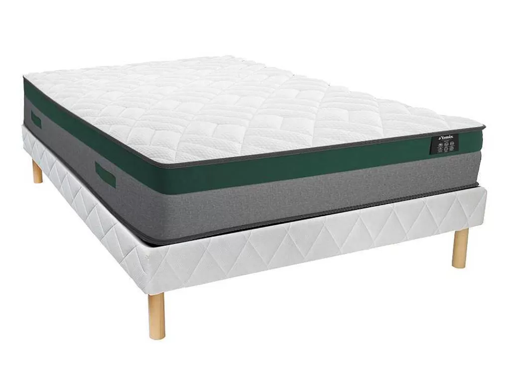Conjunto Colchão E Sommier*Ysmée Conjunto Sommier + Colchão De Molas Ensacadas Prestige Da Dreamea 160 X 200 Cm