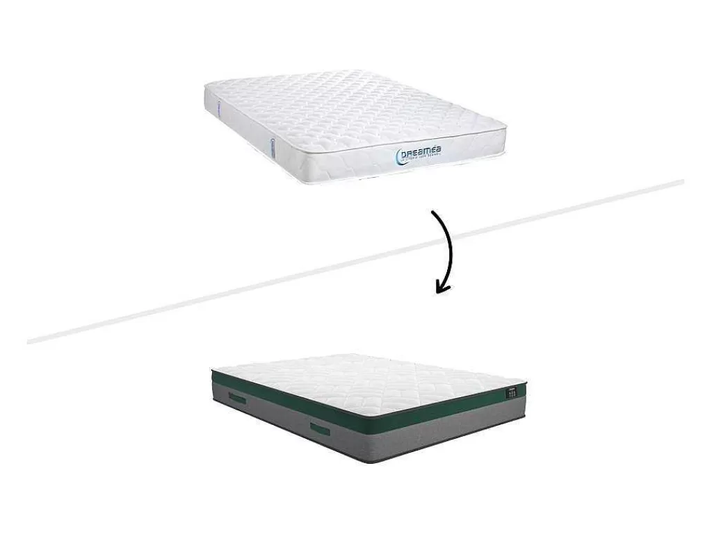 Conjunto Colchão E Sommier*Ysmée Conjunto Sommier + Colchão De Molas Ensacadas Prestige Da Dreamea 160 X 200 Cm