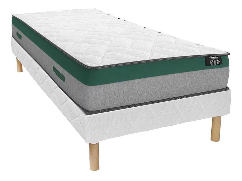 Conjunto Colchão E Sommier*Ysmée Conjunto Sommier + Colchão De Molas Ensacadas Prestige Da Dreamea 90 X 200 Cm
