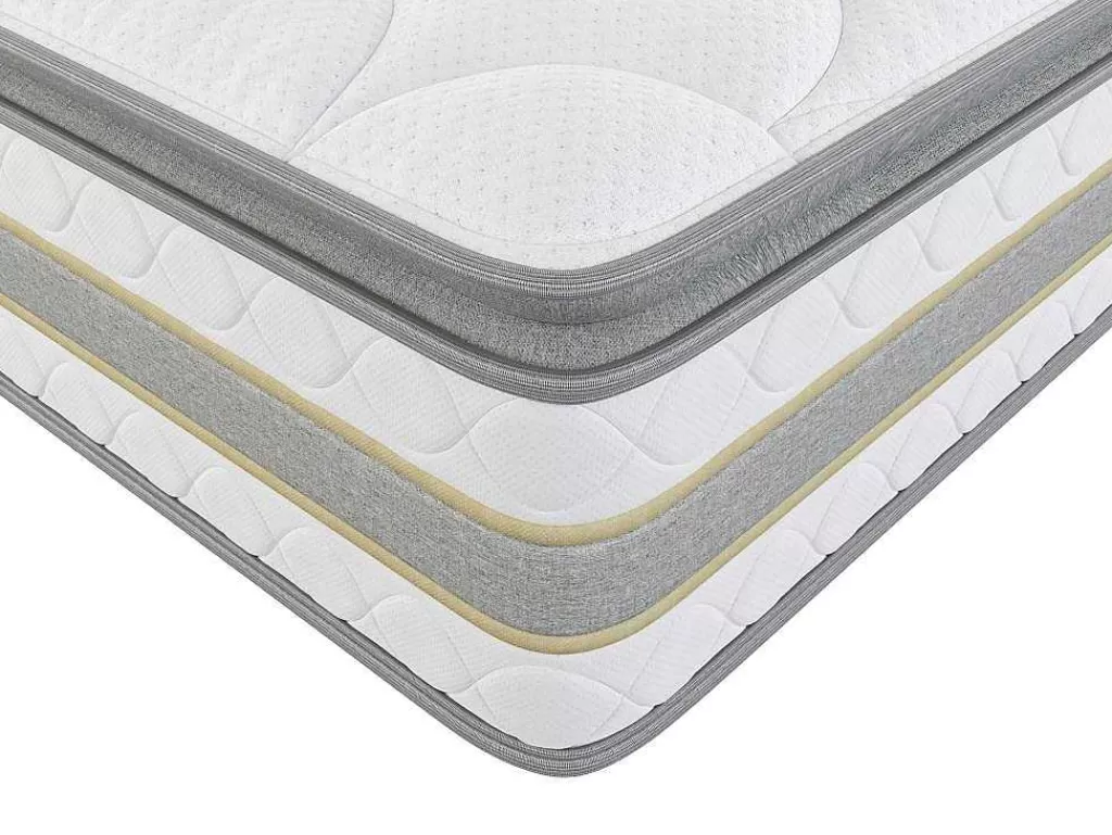 Conjunto Colchão E Sommier*Ysmée Conjunto Sommier + Colchão Molas Ensacadas E Sobrecolchão Integrado Canterbury Da Dreamea - 140 X 190 Cm