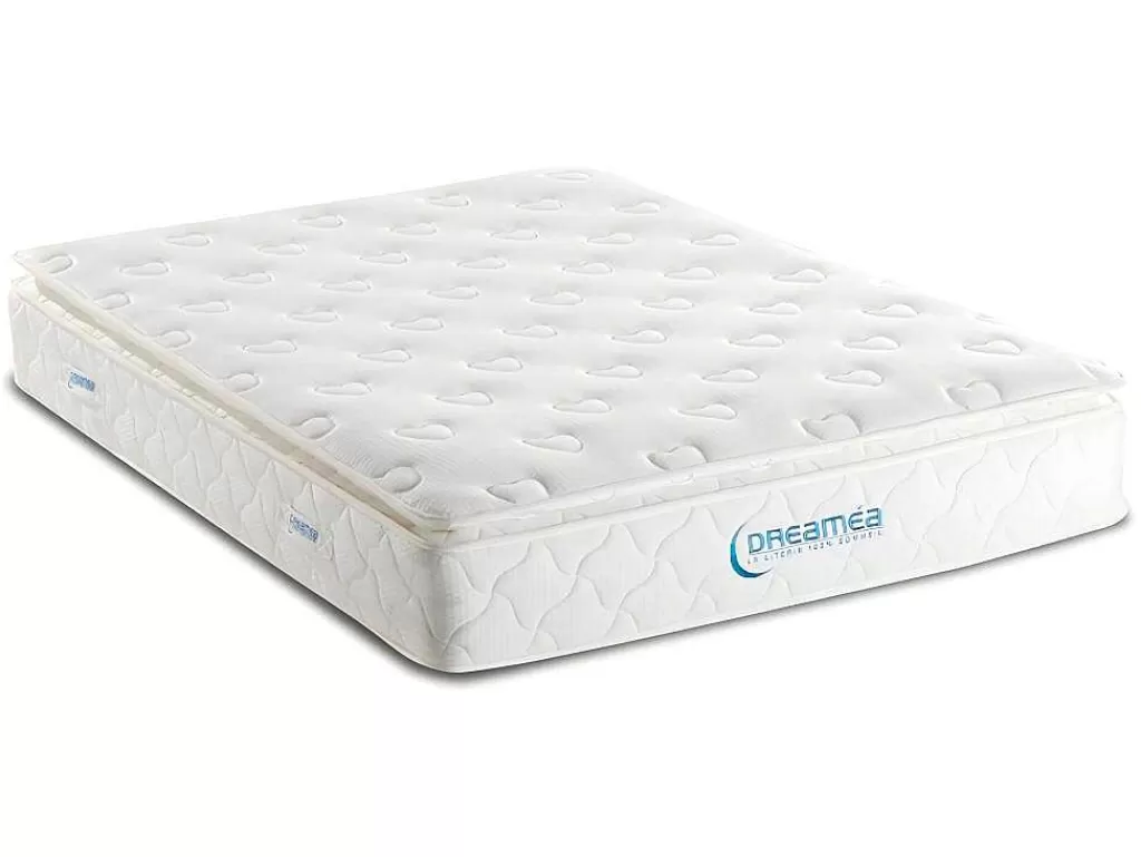 Conjunto Colchão E Sommier*DREAMEA Conjunto Sommier + Colchão Molas Ensacadas Sobrecolchão Integrado American Dream Da - 200 X 200 Cm