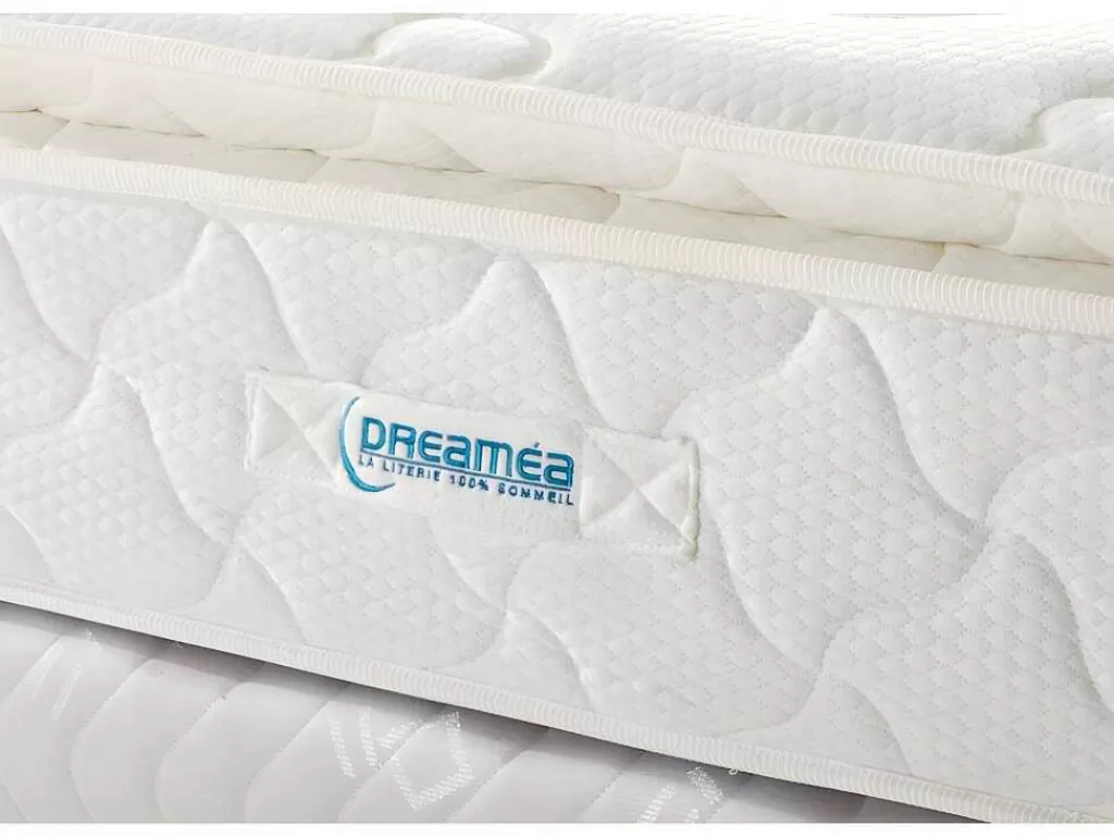 Conjunto Colchão E Sommier*DREAMEA Conjunto Sommier + Colchão Molas Ensacadas Sobrecolchão Integrado American Dream Da - 200 X 200 Cm