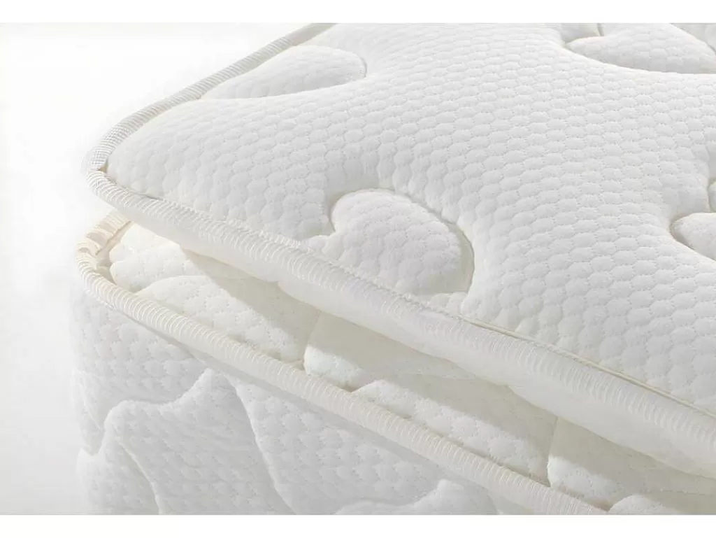 Conjunto Colchão E Sommier*DREAMEA Conjunto Sommier + Colchão Molas Ensacadas Sobrecolchão Integrado American Dream Da - 200 X 200 Cm