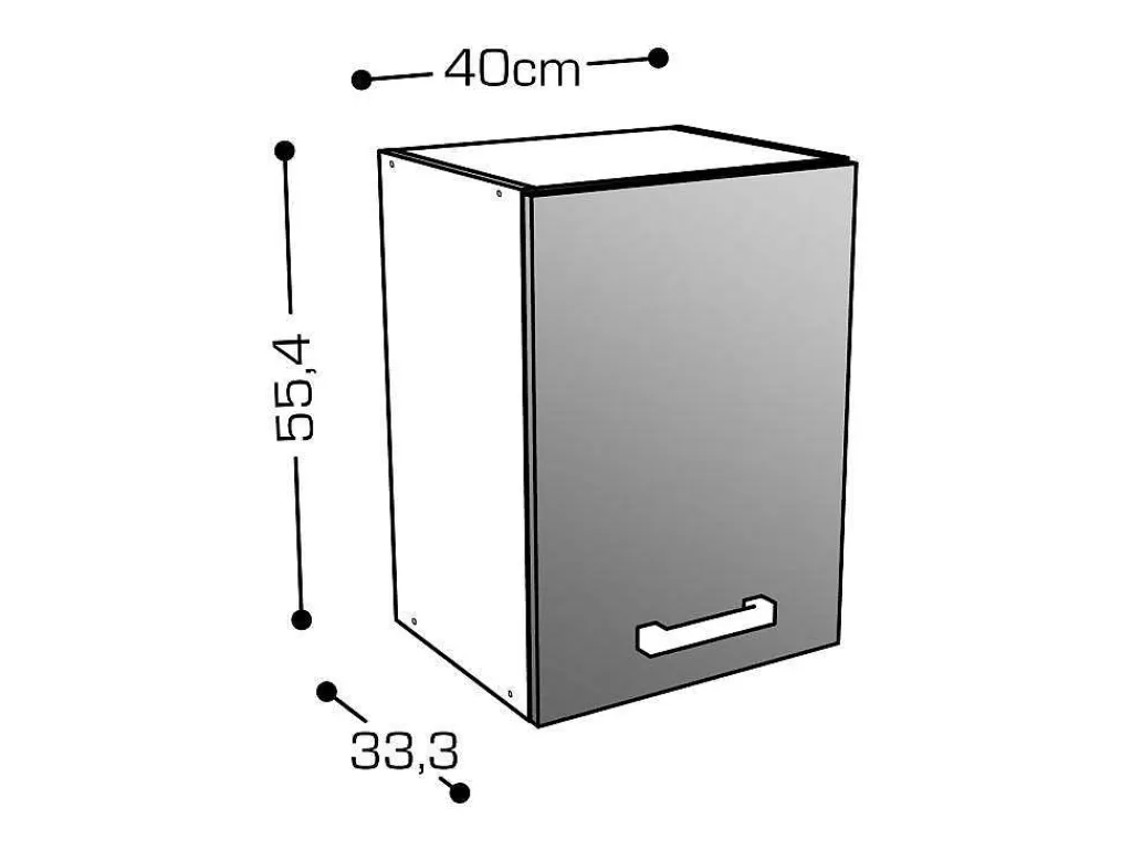 Móvel De Cozinha*Vente-unique Cozinha Completa Com Bancada De Trabalho 180 Cm Natural E Preto - Trattoria