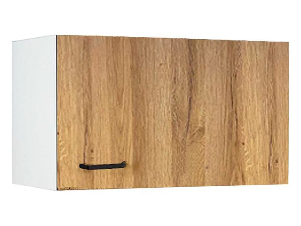 Móvel De Cozinha*Vente-unique Cozinha Completa Com Bancada De Trabalho 180 Cm Natural E Preto - Trattoria