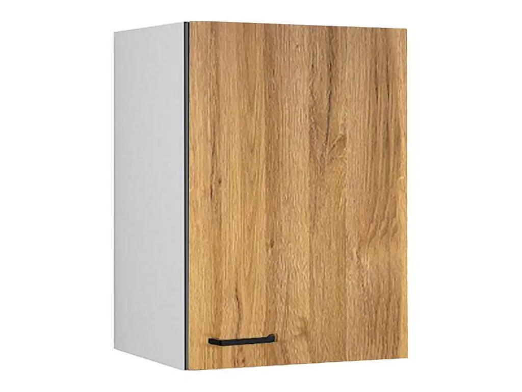 Móvel De Cozinha*Vente-unique Cozinha Completa Com Bancada De Trabalho 180 Cm Natural E Preto - Trattoria