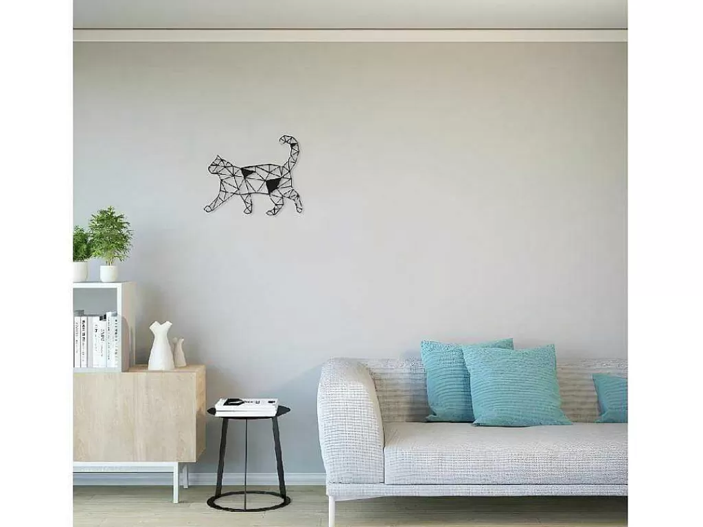 decorao_metalica_gatos_2_preto_46x15x37_cm_epikasa_2.webp Placa De Parede Decorativa*EPIKASA Decoração Metalica Gatos 2, Preto, 46X1,5X37 Cm,