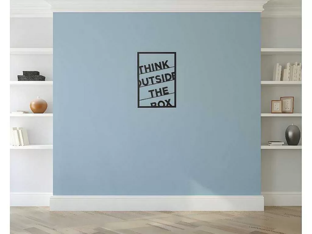 decorao_metalica_think_outside_the_box_2_preto_50x15x70_cm_epikasa_4.webp Placa De Parede Decorativa*EPIKASA Decoração Metalica Think Outside The Box 2, Preto, 50X1,5X70 Cm,