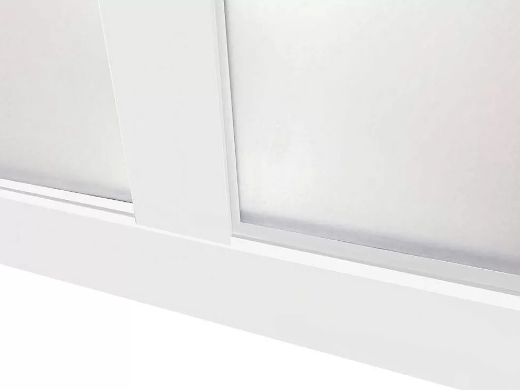 Divisória De Ambiente*Vente-unique Divisória De Atelier Em Aluminio Termolacado 30X130 Cm Branco - Bayview