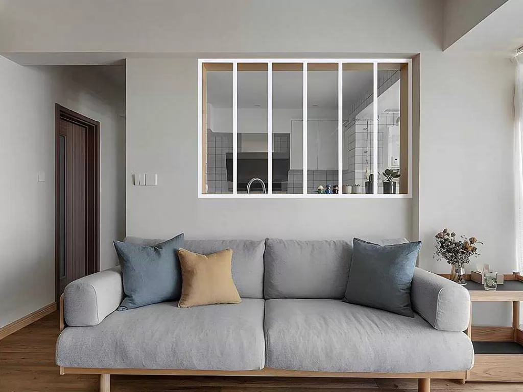 Divisória De Ambiente*Vente-unique Divisória De Atelier Em Aluminio Termolacado Branco De 180X105 Cm - Bayview