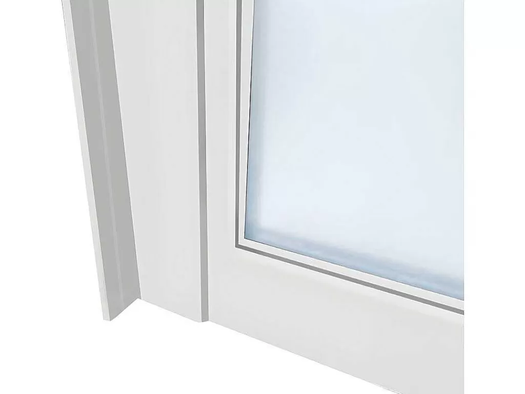 Divisória De Ambiente*Vente-unique Divisória De Atelier Em Aluminio Termolacado Branco De 60X130 Cm - Bayview