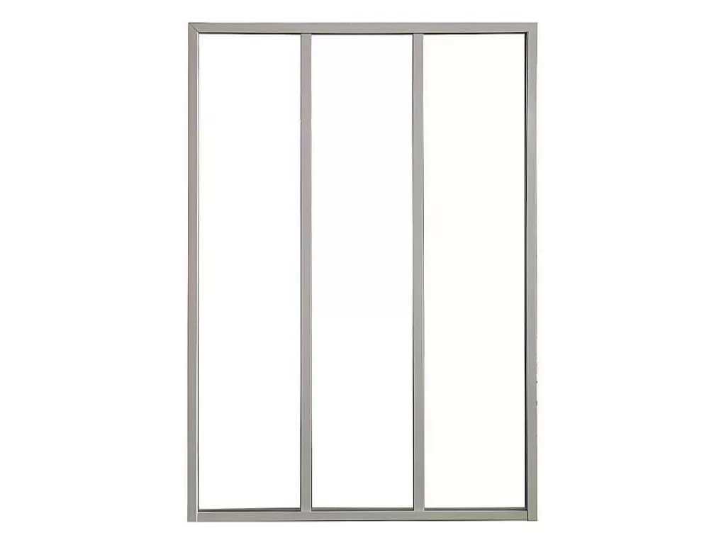Divisória De Ambiente*Vente-unique Divisória De Atelier Em Aluminio Termolacado Branco De 90X105 Cm - Bayview