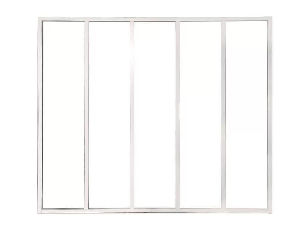 Divisória De Ambiente*Vente-unique Divisória De Canto De Atelier Em Aluminio Termolacado C150 X L60 X A130 Cm Preto - Bayview