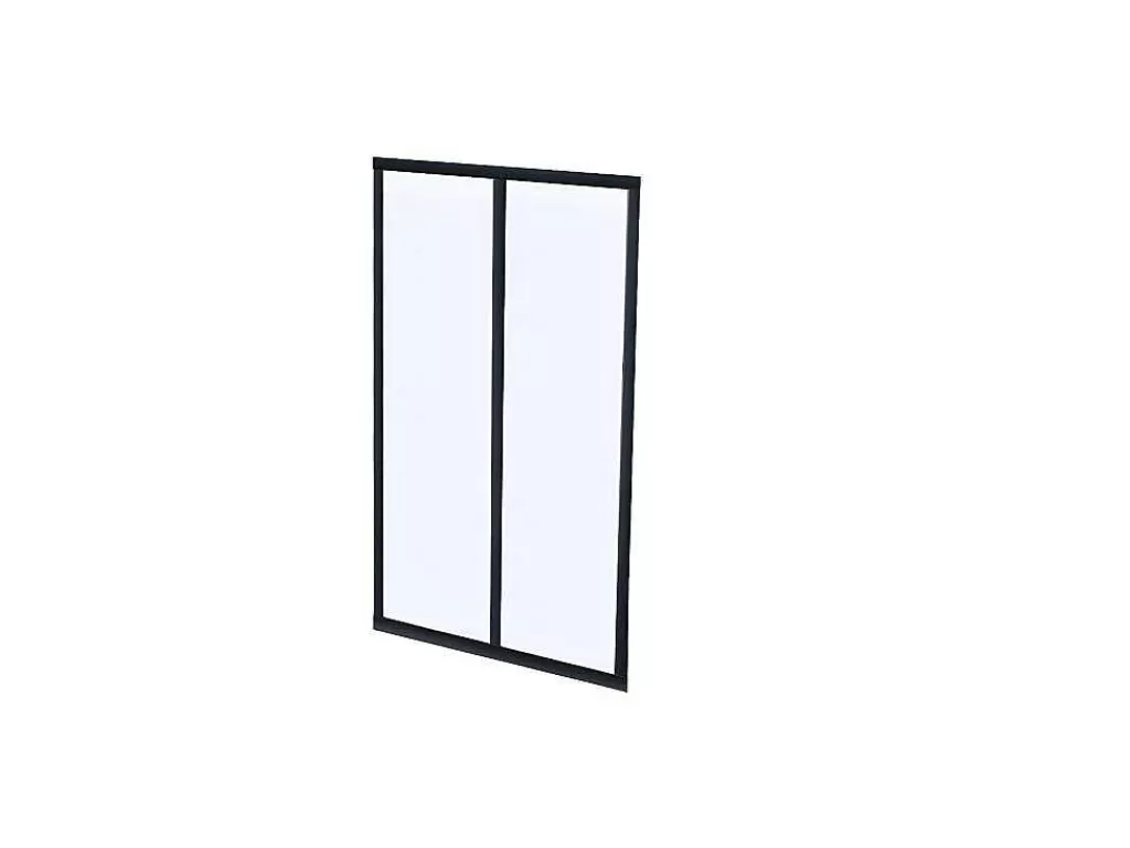 Divisória De Ambiente*Vente-unique Divisória De Canto De Atelier Em Aluminio Termolacado C150 X L60 X A130 Cm Preto - Bayview