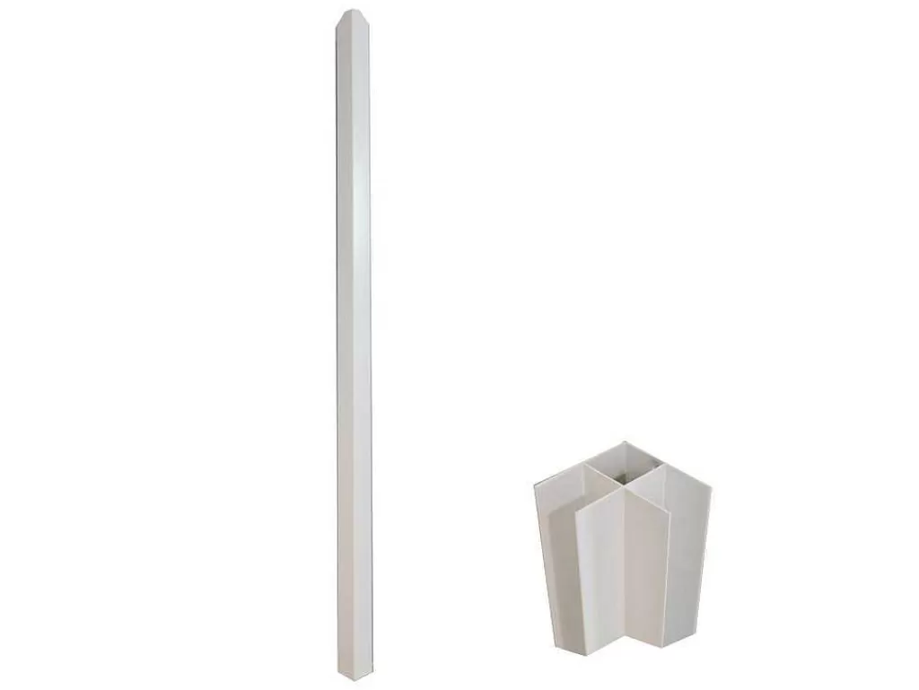 Divisória De Ambiente*Vente-unique Divisória De Canto De Atelier Em Aluminio Termolacado C180 X L60 X A130 Cm Preto - Bayview