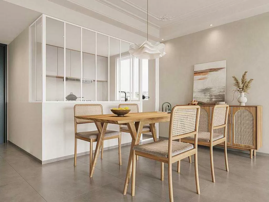 Divisória De Ambiente*Vente-unique Divisória De Canto De Atelier Em Aluminio Termolacado C210 X L60 X A130 Cm Branco - Bayview