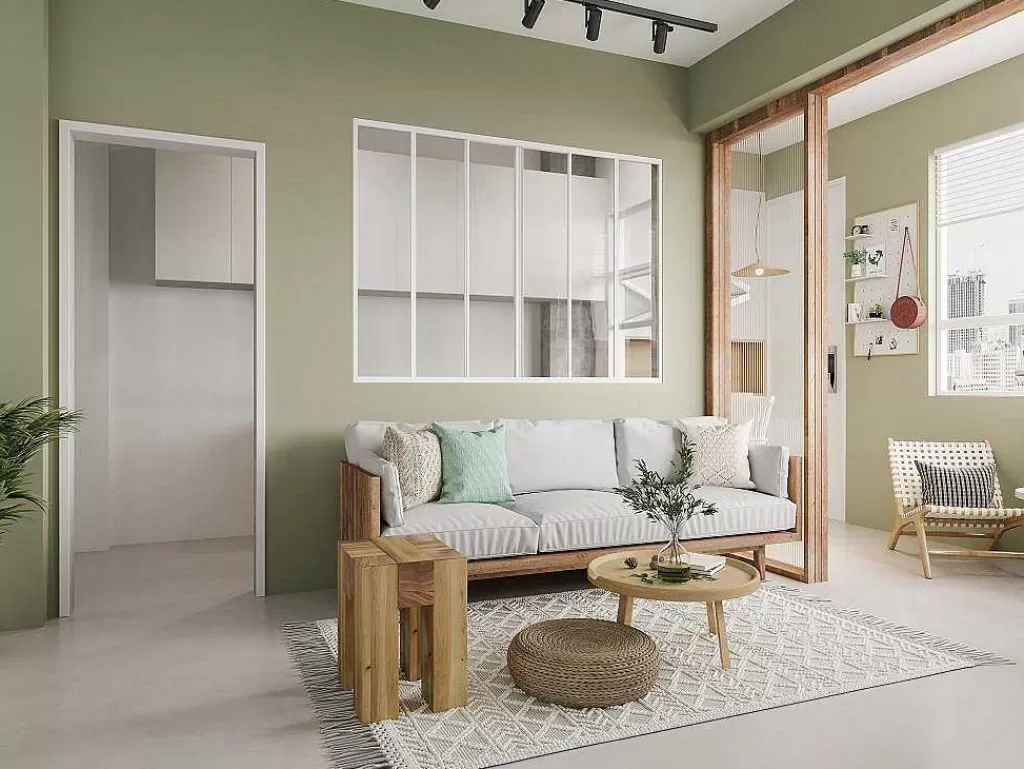 Divisória De Ambiente*Vente-unique Divisória De Correr Aluminio Termolacado Branco 180X130 Cm - Ravena