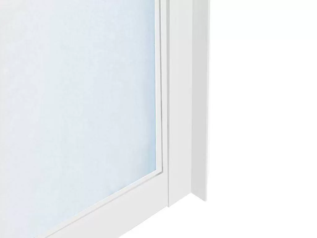 Divisória De Ambiente*Vente-unique Divisória De Vidro Para Atelier Em Aluminio Termolacado 210X105 Cm Branco - Bayview