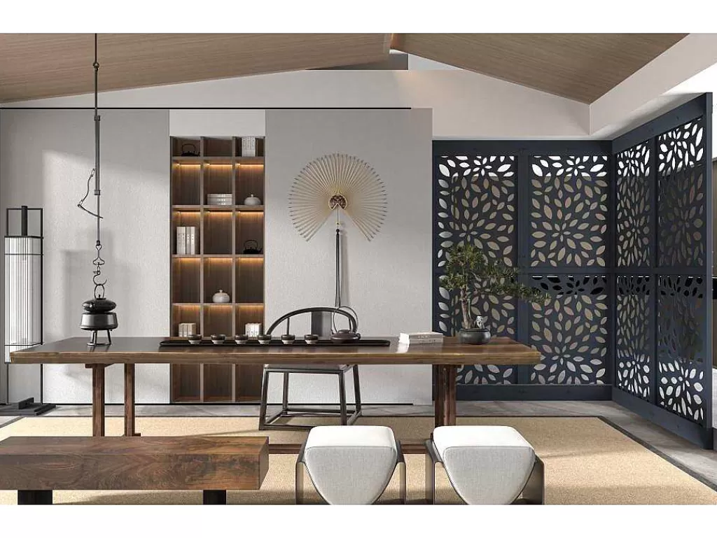 Divisória De Interior*Vente-unique Divisória Em Aco Galvanizado L88 X A245 Cm Antracite Altura Ajustavel - Jaora
