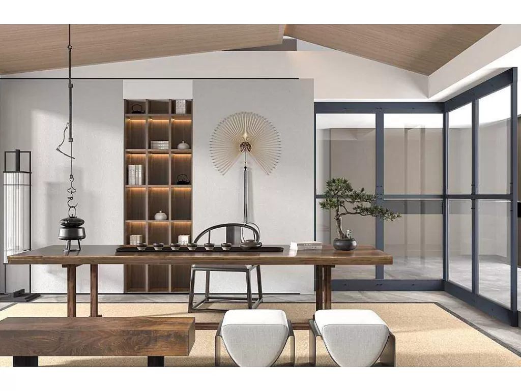 Divisória De Interior*Vente-unique Divisória Envidracada Em Aluminio L88 X A245 Cm Antracite - Altura Ajustavel - Sagar