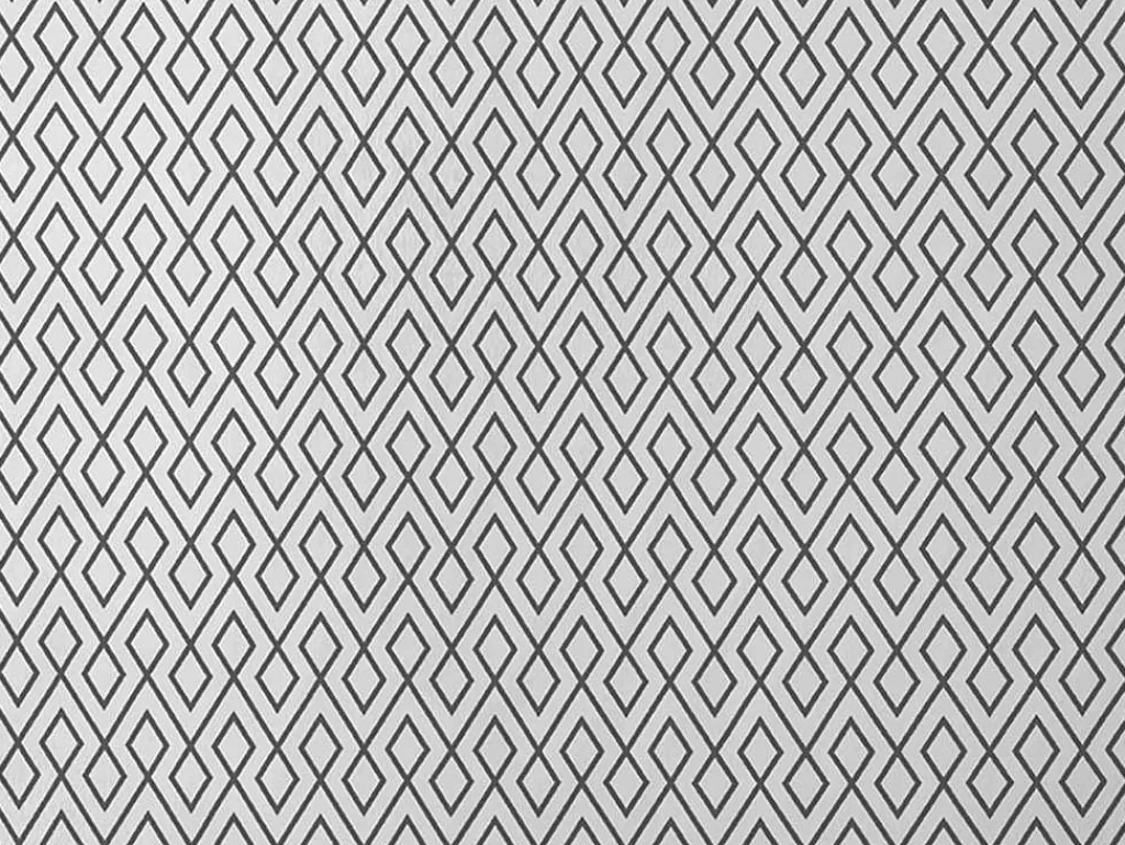 Roupa De Cama*Purline Drap De Dessus 100% Coton 1 Piece Gris A Motifs 155X240
