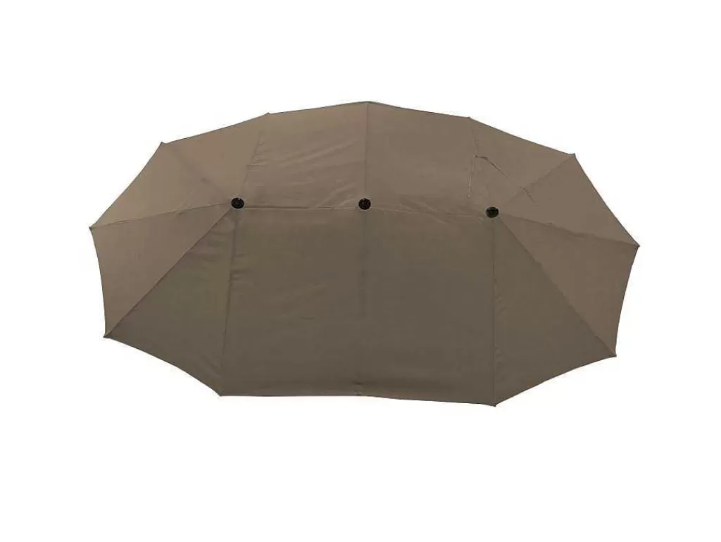 Guarda Sol*Happy Garden Duplo Guarda-Chuva 2X4M Linai Taupe