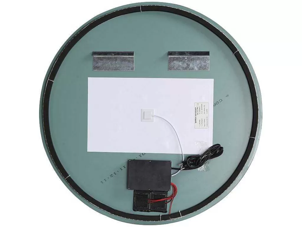 Acessórios De Casa De Banho*OZAIA Espelho De Casa De Banho Oval Sem Moldura Antiembaciamento Com Leds, D90 Cm - Romula