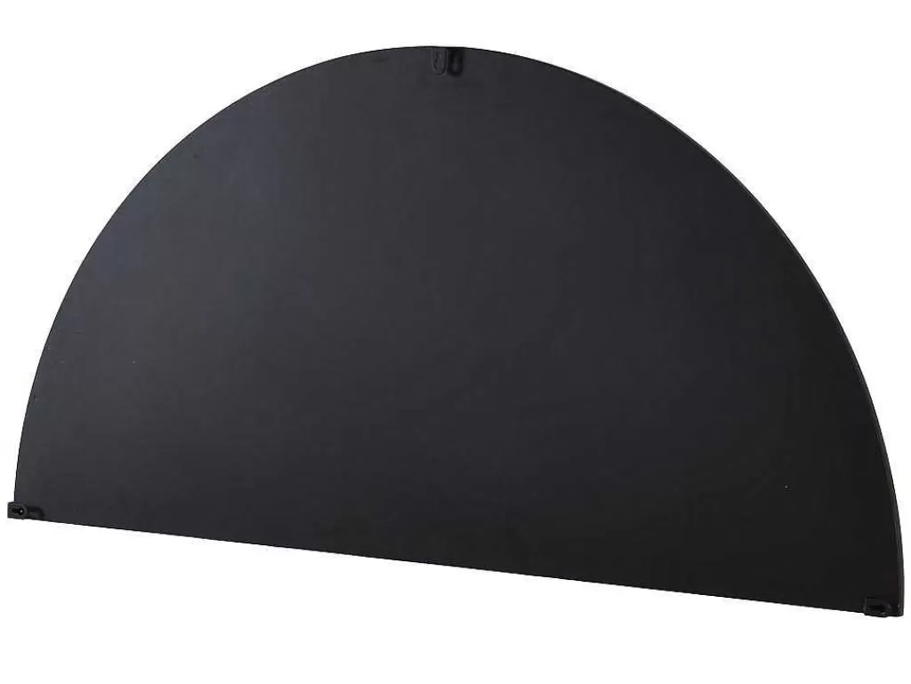 Espelhos*OZAIA Espelho Semicirculo Design Em Metal C50 X A100 Cm Preto - Gavra