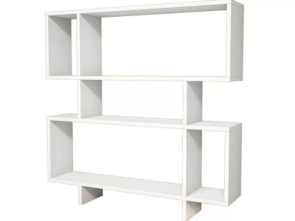 Biblioteca, Vitrina, Estante*Homemania Estante Hera, Branco, 100X22X111 Cm, Epikasa