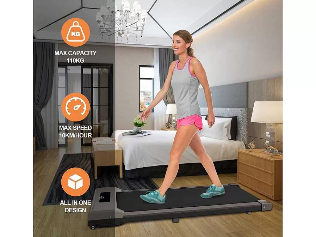 Fitness*Vente-unique Esteira Elétrica Com Exibicao De Lcd Para Exercicios De Escritório Em Casa