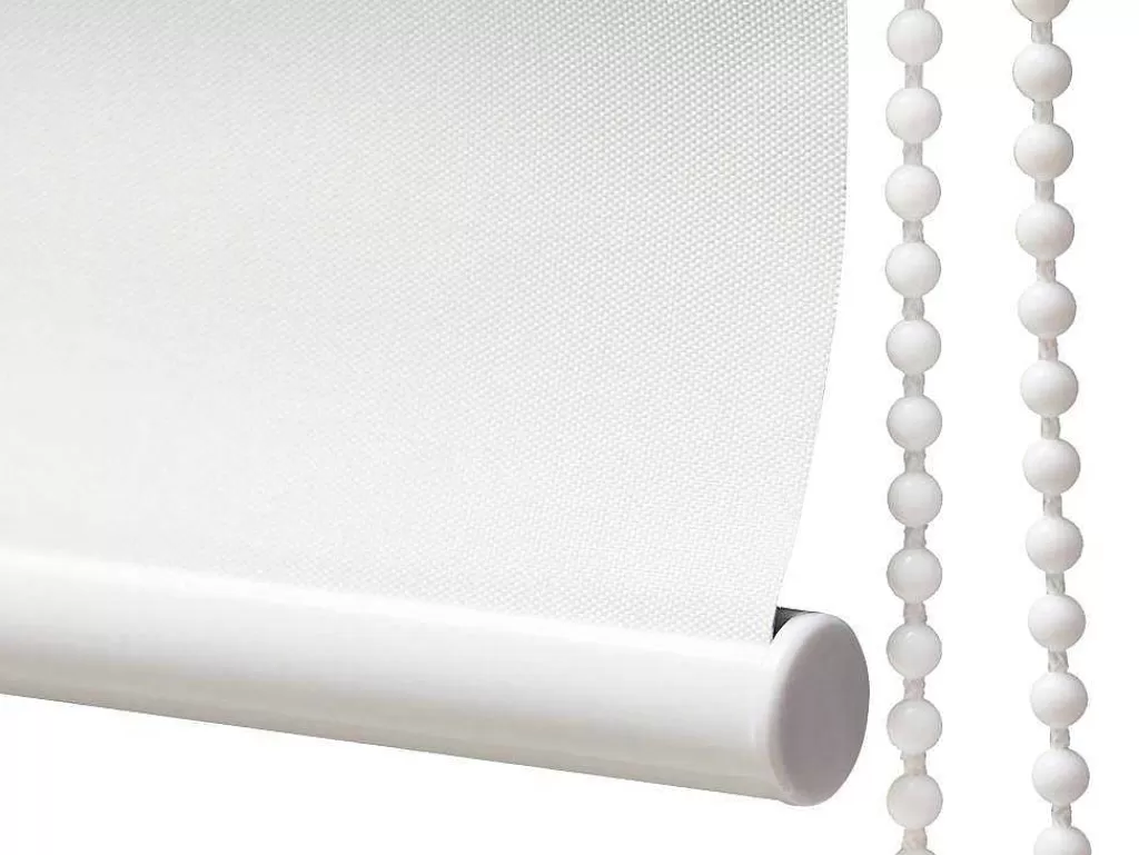 Persianas De Interior*Vente-unique Estore Opaco Em Poliester - 180 X 180 Cm - Branco - Marrila