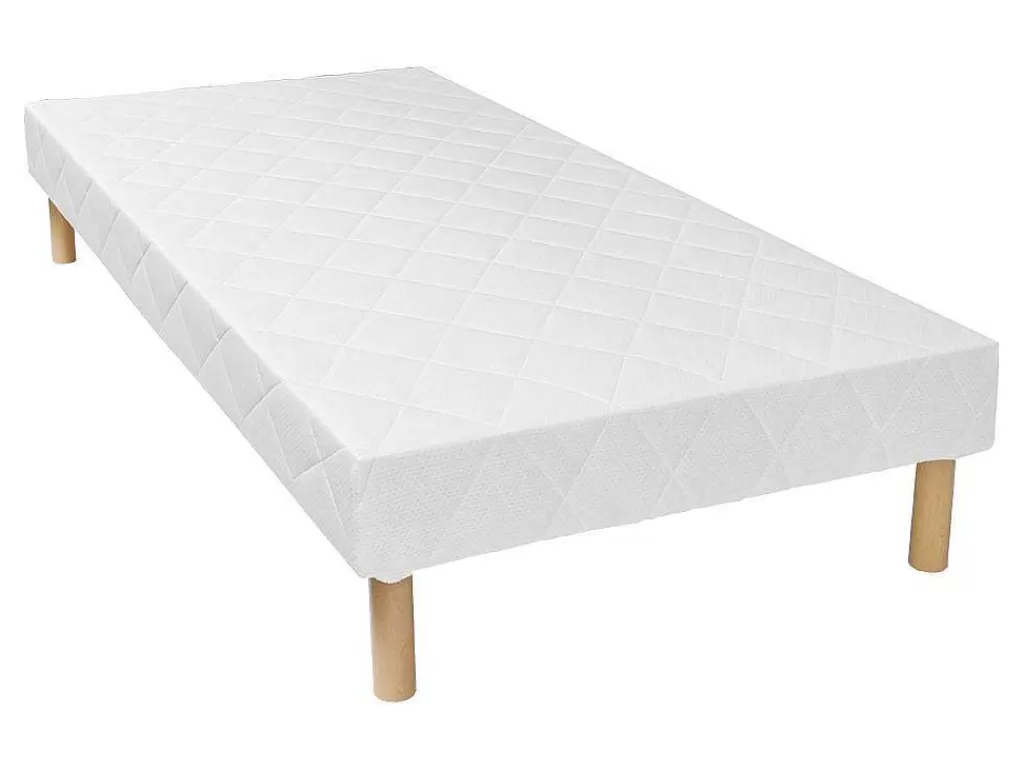 Sommier*Ysmée Estrado Deco Estofado Panacea Da Dreamea - Branco - 100X200 Cm