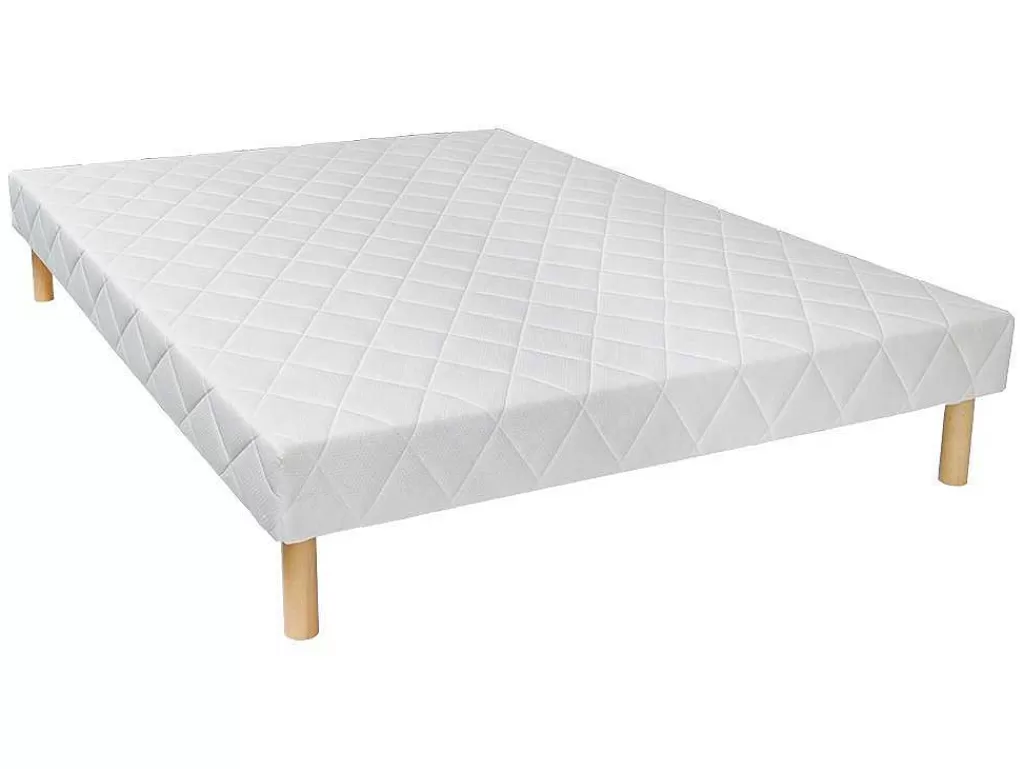 Sommier*Ysmée Estrado Deco Estofado Panacea Da Dreamea - Branco - 120X190 Cm