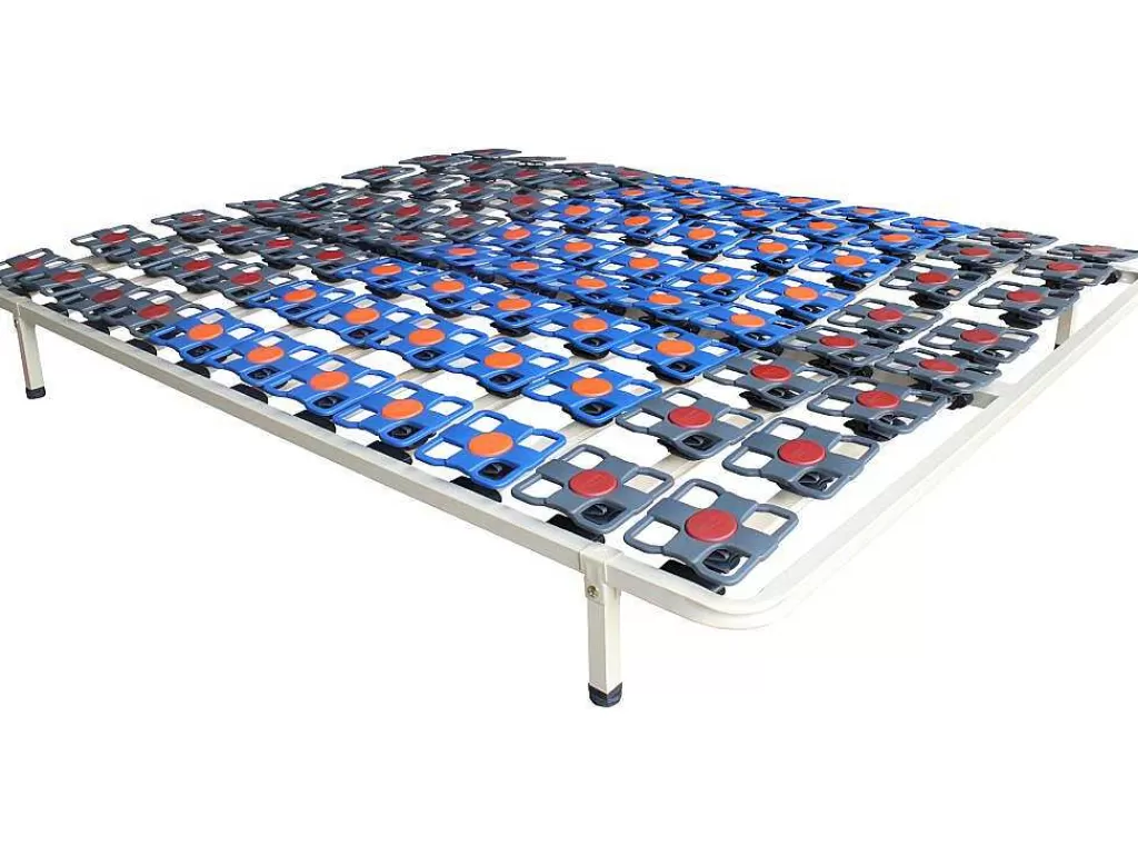Sommier*DREAMEA PLAY Estrados De Ripas Com Suspensao De Terminais Multidirecionais De - 140 X 190 Cm