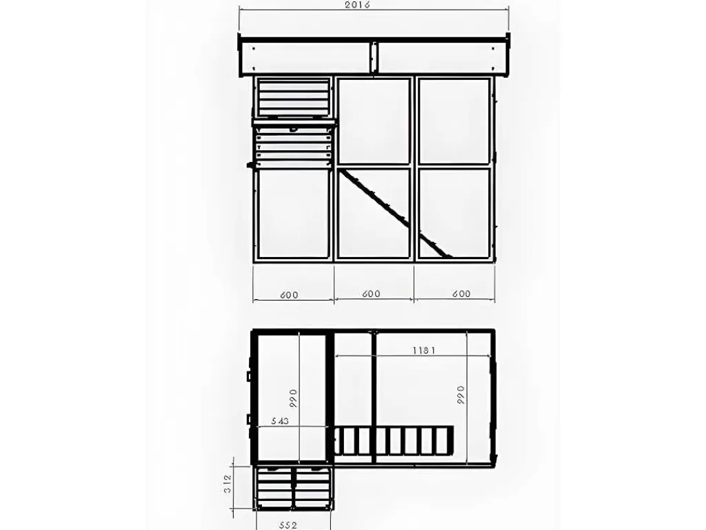Acessórios Para Animais De Estimação*Vente-unique Galinheiro Em Madeira Com Cerca Para 8 Galinhas C. 201 X L. 142 X A. 171 Cm Natural - Gallus