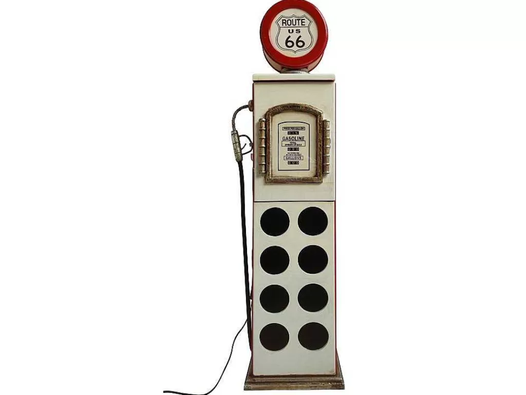Acessórios De Arrumação*OZAIA Garrafeira Com Lampada Para 8 Garrafas De A.112 Cm Cor Branco Com Manipulo A Esquerda - Drive-In